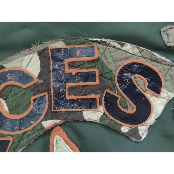 Custom One Off Vintage MA-1 Bomber Flight Jacket ACES AIRFIELD Sz xl Reversible - Picture 13 of 16